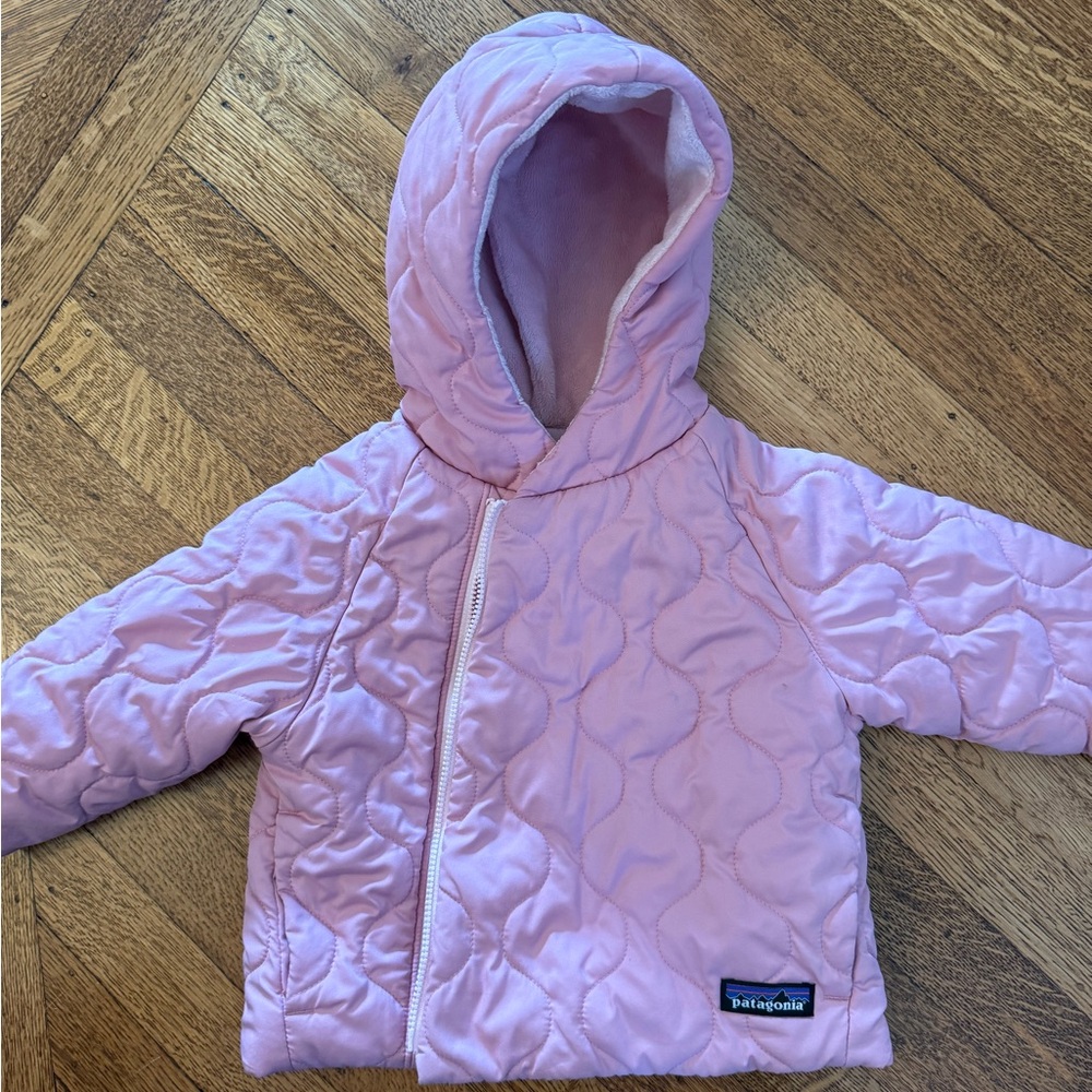 Patagonia Soft Pink Baby Quilted Jacket
